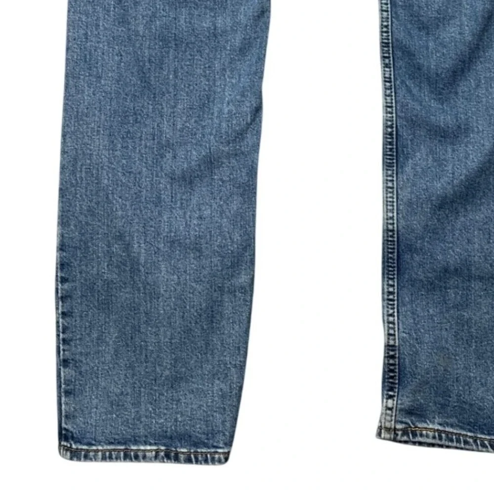 Levi's 514 Straight Fit Jeans Mens 36x34 Medium Wash 5-Pocket Stretch Denim EUC